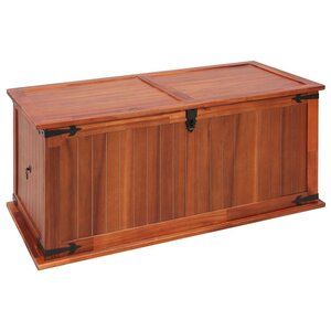 vidaXL Coffre de rangement 79x34x32 cm Bois d'acacia solide