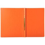 Chemise À Lamelle Carte Lustrée Pelliculée 355gm2 Iderama - A4 - Orange - X 25 - Exacompta