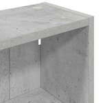 vidaXL Armoire murale de salle de bain Gris Béton 30 x 16 x 62 5 cm