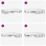 vidaXL Ensemble de canapés d'extérieur 11 pc Blanc et crème