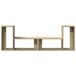 vidaXL Meubles TV 2 Pièces chêne sonoma 75x30x50 cm bois d'ingénierie