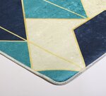 Tapis d'intérieur Triangle 160 x 230 cm - Bleu