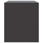 vidaXL Meuble TV noir 67x39x44 cm acier