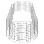 vidaXL Lit surélevé à gabion Fer galvanisé 300x100x50 cm