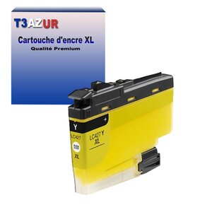 T3AZUR- Cartouche compatible avec Brother LC427 XL pour Brother MFC-J6957DW  MFC-J6957DWT  MFC-J6959DW Jaune