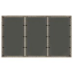 vidaXL Ensemble de repas extérieur 7 Pièces Gris clair et gris foncé