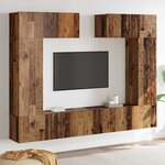 vidaXL Set de Meubles TV 6 Pièces Bois ancien 200 x 30 x 150 cm
