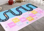 Tapis pour chambre Enfant 100 x 150 cm - Multicolore