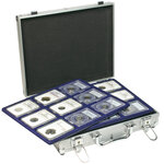 Valise numismatique alu pour 36 slabs