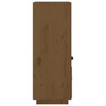vidaXL Buffet haut Marron miel 34x40x108 5 cm Bois massif de pin