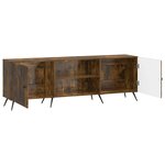 vidaXL Meuble TV Chêne fumé 150 x 31 x 50 cm Bois d'ingénierie