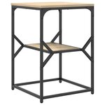 Table d'appoint vidaXL en chêne Sonoma 41x40x60 cm en bois reconstitué