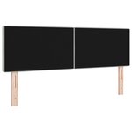 Tête de lit vidaXL avec boutons en cristal en velours gris clair de 160 cm