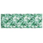 vidaXL Coussin de chaise longue motif de feuilles 180x60x4 cm