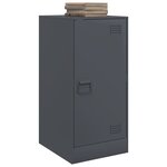 vidaXL Buffet anthracite 34 5x39x73 cm acier