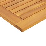 vidaXL Plateau de table Huile Naturelle 80 x 40 x 2 cm