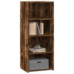 vidaXL Buffet haut chêne fumé 50x41x124 cm bois d'ingénierie