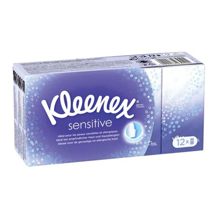 Kleenex Sensitive par 12 Étuis de Mouchoirs (lot de 6)