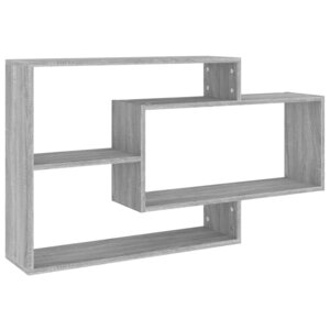 vidaXL Étagère murale Sonoma gris 104x20x58 5 cm Bois d'ingénierie