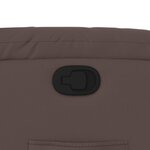vidaXL Fauteuil inclinable Marron Similicuir