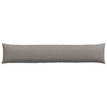 vidaXL Coussins de canapé 2 Pièces Taupe 200 x 40 cm tissu