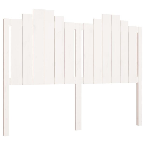 vidaXL Tête de lit Blanc 146x4x110 cm Bois massif de pin