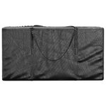 vidaXL Sac de rangement pour sapin de Noël noir 150x75x75 cm PE