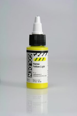 Encre Acrylic High Flow Golden III 30ml Jaune Hansa clair - Golden