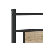 vidaXL Cadre de lit sans matelas chêne sonoma 193x203 cm