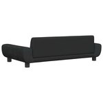 vidaXL Canapé pour enfants noir 100x54x33 cm velours