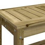 vidaXL Banc de jardin 108x35x45 cm bois de pin imprégné