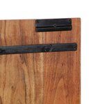 vidaXL Tête de lit 200 cm bois massif d'acacia