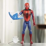 Marvel Spider-Man – Figurine Spider-Man Titan Hero Blast Gear avec lanceur et projectile - 30 cm