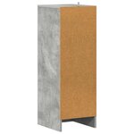 vidaXL Armoire à chaussures Gris béton 31 5x35x90 cm Bois d'ingénierie