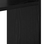 vidaXL Bibliothèque Chêne noir 92 x 29 x 188 cm Bois d'ingénierie