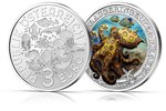 Pièce de monnaie 3 euro Autriche 2022 – Pieuvre à anneaux bleus