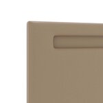 vidaXL Tête de lit Montage mural Cappuccino 160 cm PVC