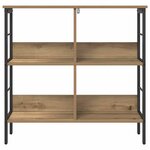 vidaXL Étagère Chêne artisanal 82 x 32 x 79 cm Bois d'ingénierie