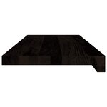vidaXL Marches d'escalier 16 Pièces marron foncé 70x30x2 cm chêne massif
