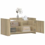 vidaXL Table basse chêne sonoma 100x50x50 cm bois d'ingénierie