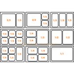 Table réfrigérée positive master groupe logé avec plan de travail standard - 3 portes 440l - coldline - r290 - inox 18/103440pleine