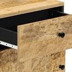 vidaXL Table de chevet 50x33x60 cm bois de manguier massif