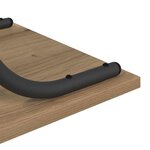 vidaXL Table console avec étagère chêne artisanal 101 x 35 x 80.5 cm