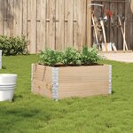 vidaXL Jardinière 80x60 cm bois de pin massif