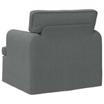 vidaXL Canapé Gris foncé 84 x 80 x 85 cm tissu