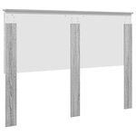 vidaXL Tête de lit Gris Sonoma 150 cm Bois d'ingénierie