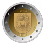 2 euros commémorative Lettonie 2025 - Selija.