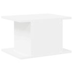 vidaXL Table de chevet Blanc 40 x 30 x 25 cm Bois d'ingénierie