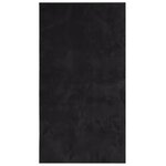 vidaXL Tapis HUARTE à poils courts doux et lavable noir 60x110 cm
