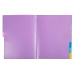 Trieur Polypropylène 3 Rabats Forever Young 8 Compartiments - A4 - Couleurs Assorties - X 8 - Exacompta